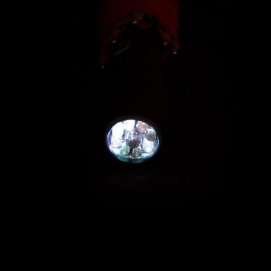 Парасолька жіноча автомат з ліхтариком і світловідбиваючими вставками FARE (ФАРЕ) FARE5471-1 Червона