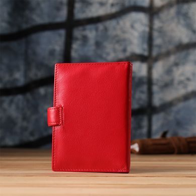 Красивая обложка на документы для женщин из натуральной кожи ST Leather 23118 Красный
