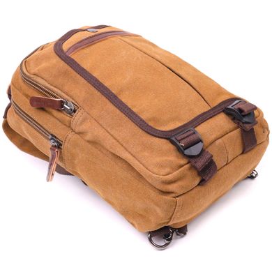 Удобный рюкзак из текстиля 21257 Vintage Коричневый