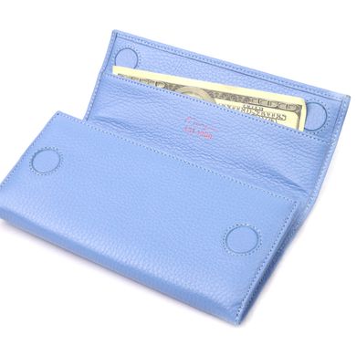 Вместительный женский кошелек с натуральной кожи KARYA 21146 Фиолетовый
