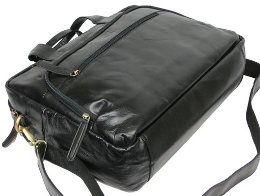 Чоловіча шкіряна сумка-портфель Always Wild LAP 513-31254 чорна