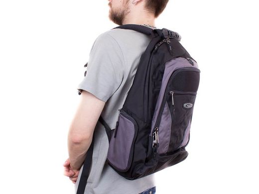 Мужской рюкзак с отделением для ноутбука ONEPOLAR (ВАНПОЛАР) W1077-grey Серый