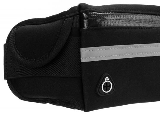 Поясная сумка для бега, фитнеса Wbsport черная