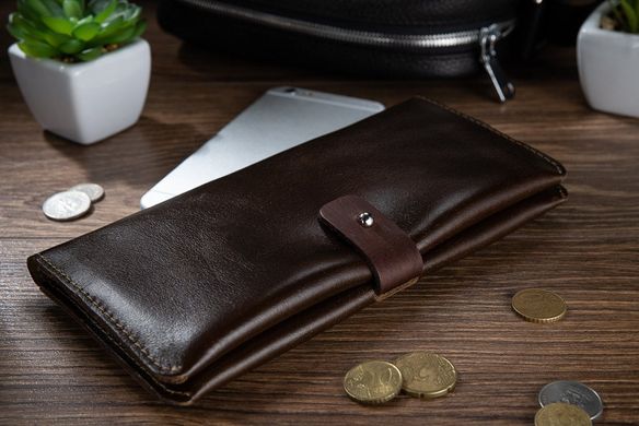 Оригінальний гаманець на кобурною гвинті, з натуральної шкіри оливкового кольору