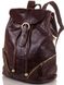 Елітний жіночий рюкзак з натуральної шкіри ETERNO ET6072, Коричневий