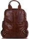 Элитный кожаный рюкзак коричневого цвета ETERNO ET2185-1, Коричневый