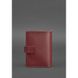 Женская кожаная обложка для паспорта 5.0 (с окошком) бордовая Краст Blanknote BN-OP-5-vin