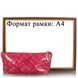 Жіноча косметичка з якісного шкірозамінника VALENTA (ВАЛЕНТА) VBK21574k Рожевий