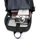 Черный рюкзак для ноутбука мягкий Tiding Bag BPT01-CV-X80082A Черный