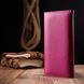 Яркий женский горизонтальный кошелек из натуральной кожи KARYA 21096 Фиолетовый