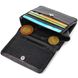 Чоловічий компактний гаманець з натуральної шкіри Tony Bellucci 22040 Чорний
