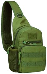 Тактическая, армейская мужская сумка-слинг Survival хаки