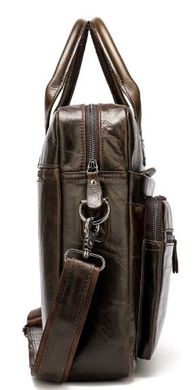 Шкіряна чоловіча сумка Vintage 14795 Коричнева
