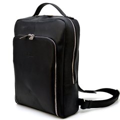 Универсальный кожаный рюкзак для ноутбука RA-1239-4lx TARWA Черный