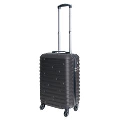 Пластикова валіза для ручної поклажі Costa Brava 18"  Vip Collection темно-сіра Costa.18.Grey
