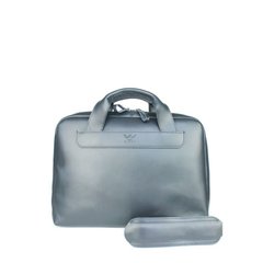 Натуральна шкіряна ділова сумка Attache Briefcase синій Blanknote TW-Attache-Briefcase-blue-ksr
