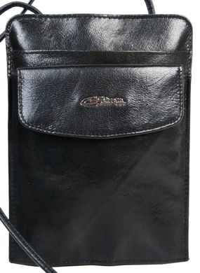 Комплект із сумки та портмоне два в одному зі шкіри Giorgio Ferretti чорна