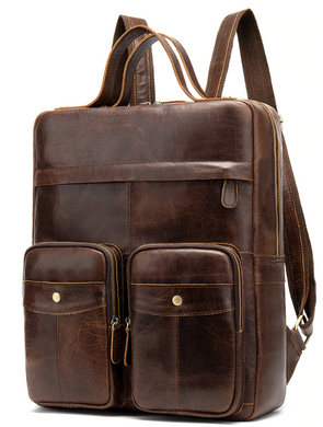 Рюкзак-сумка 2 в 1 для ноутбука Vintage 20035 Коричневий