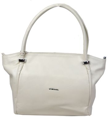 Женская сумка из натуральной кожи Giorgio Ferretti светло-бежевая