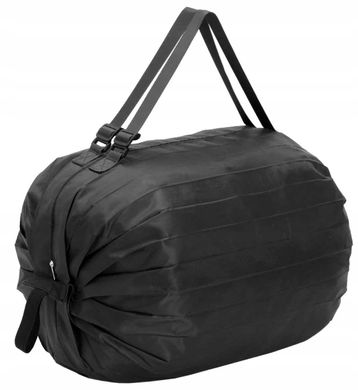 Складная сумка шоппер для покупок Edibazzar черная