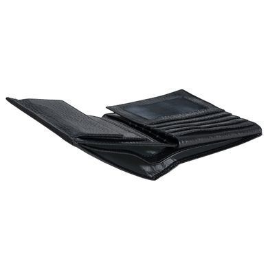Мужское портмоне из натуральной кожи 55F Vip Collection, черное vc55.A.FLAT