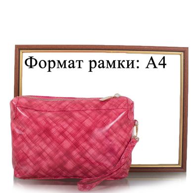 Жіноча косметичка з якісного шкірозамінника VALENTA (ВАЛЕНТА) VBK20574k Рожевий