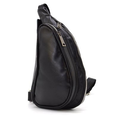 Рюкзак на одно плечо из лошадиной кожи GA-3025-3md бренд TARWA Черный