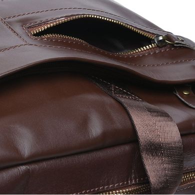 Мужская кожаная сумка Borsa Leather K11120-brown