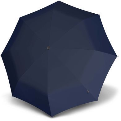 Складной автоматический зонт Knirps C.241 Chrome Matt Duomatic Navy Синий Kn95-8241-1201
