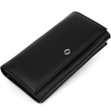 Добротный женский кошелек ST Leather&nbsp;19375 Черный