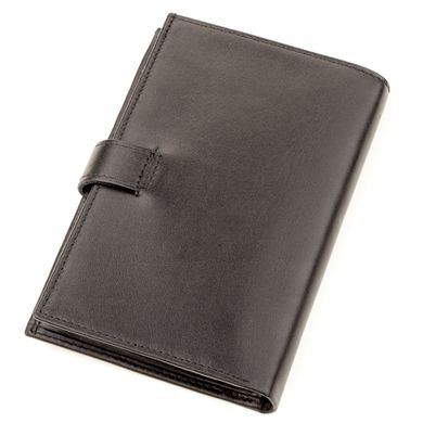 Стильный кошелек мужской KARYA 17243 кожаный Черный