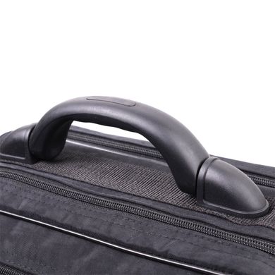 Чоловіча сумка з надійною пластиковою ручкою з поліестера FABRA 22587 Чорний