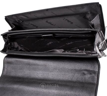 Превосходная кожаная сумка-почтальон ROCKFELD DS20-020658, Черный