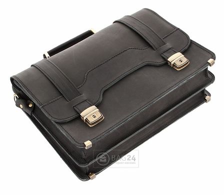 Элитный кожаный мужской портфель Handmade 10029