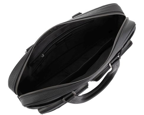 Деловая мужская кожаная сумка для ноутбука Tavinchi TV-1001A Черный