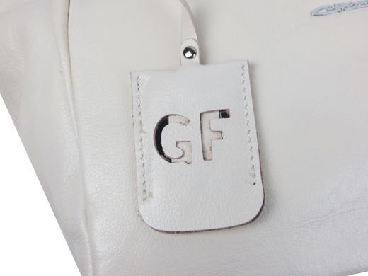 Женская сумка из натуральной кожи Giorgio Ferretti светло-бежевая
