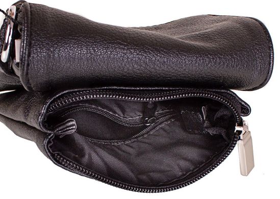 Невелика сумка зі шкірозамінника MIS MS34174-01, Чорний