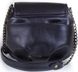 Дизайнерська жіноча сумка з натуральної шкіри UNIQUE U U40470010, Чорний
