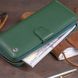Вертикальний місткий гаманець зі шкіри унісекс ST Leather 19304 Зелений