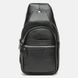 Чоловічий шкіряний рюкзак Keizer k1313-black