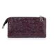 Гарний шкіряний гаманець на блискавці фіолетового кольору, колекція "Let's Go Travel"