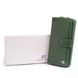 Вертикальний місткий гаманець зі шкіри унісекс ST Leather 19304 Зелений