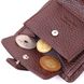 Компактный бумажник для мужчин из натуральной кожи KARYA 21326 Коричневый