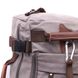 Рюкзак-трансформер у стилі мілітарі із щільного текстилю Vintage 22156 Сірий