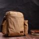 Вместительная текстильная сумка с чехлом для воды Vintage 22210 Песочный