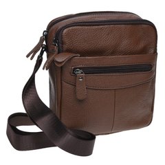 Мужская сумка на плечо Borsa Leather K11029-brown