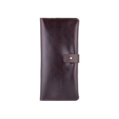 Оригінальний гаманець на кобурною гвинті, з натуральної шкіри коричневого кольору