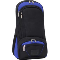 Рюкзак для ноутбука Bagland Granite 23 л. Чорний/електрик (0012066) 6903479