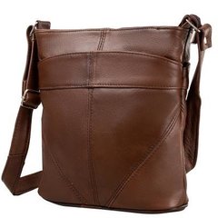 Женская кожаная сумка-планшет TUNONA (ТУНОНА) SK2418-10 Коричневый