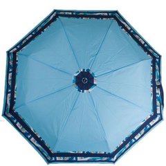 Зонт женский полуавтомат DOPPLER (ДОППЛЕР) DOP73016523-5 Бирюзовый